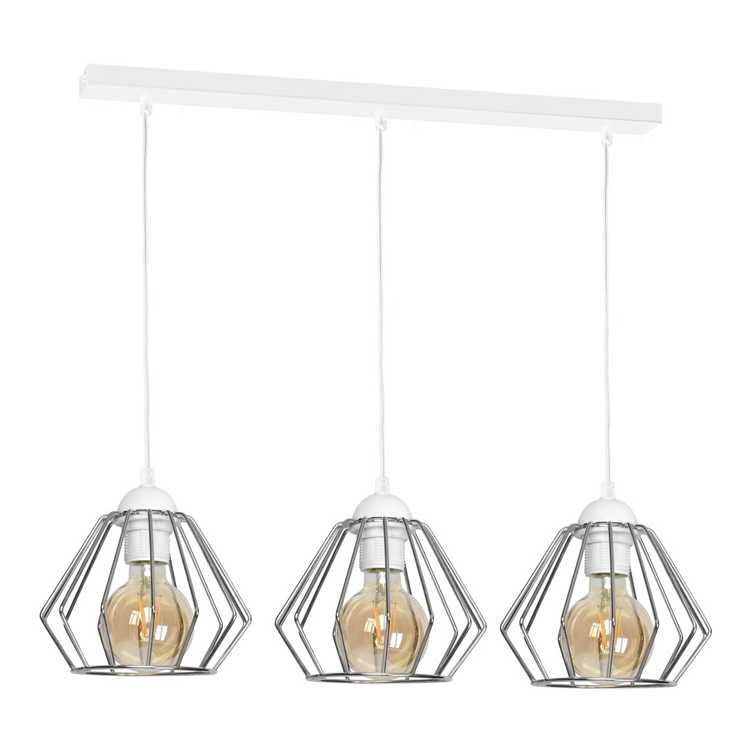 Lampa wisząca NORMAN WHITE 3xE27