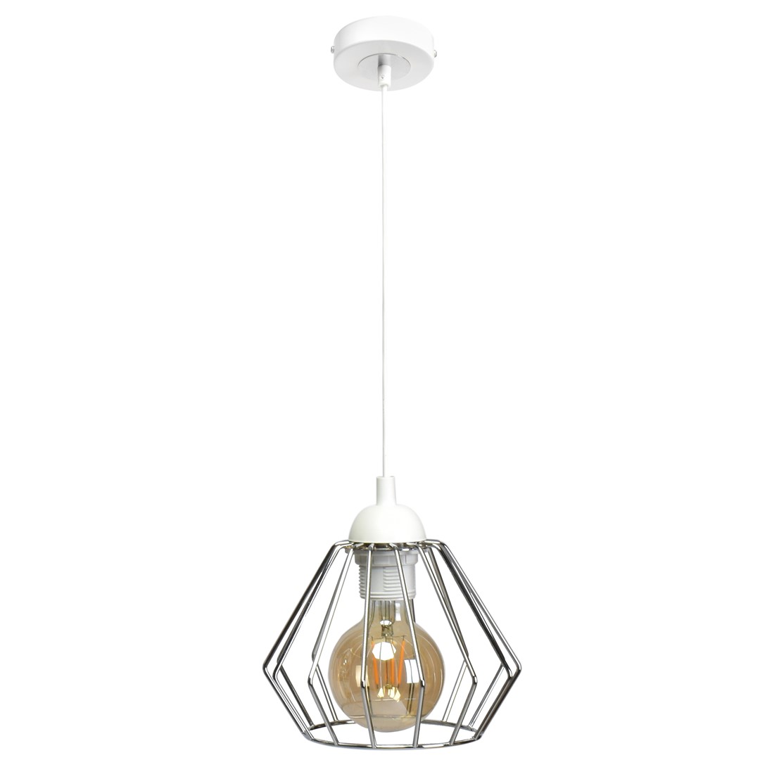 Lampa wisząca NORMAN WHITE 1xE27