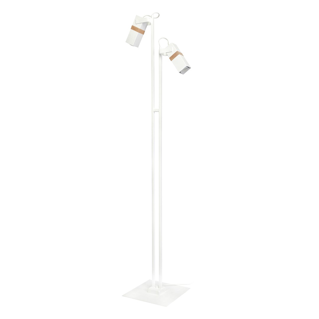 Lampa podłogowa VIDAR WHITE 2xGU10