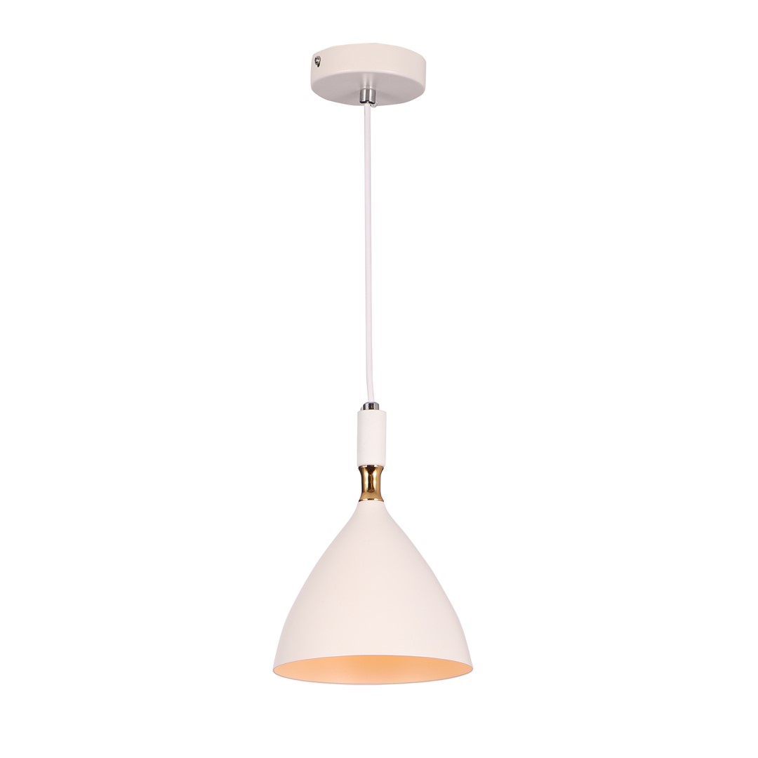 Lampa wisząca OTTO WHITE/GOLD 1xE27
