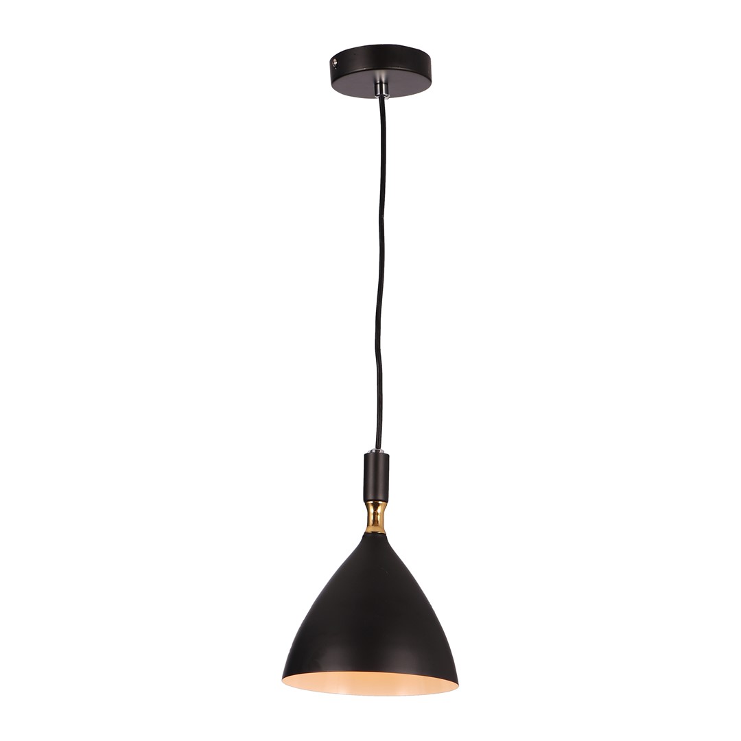 Lampa wisząca OTTO BLACK/GOLD 1xE27