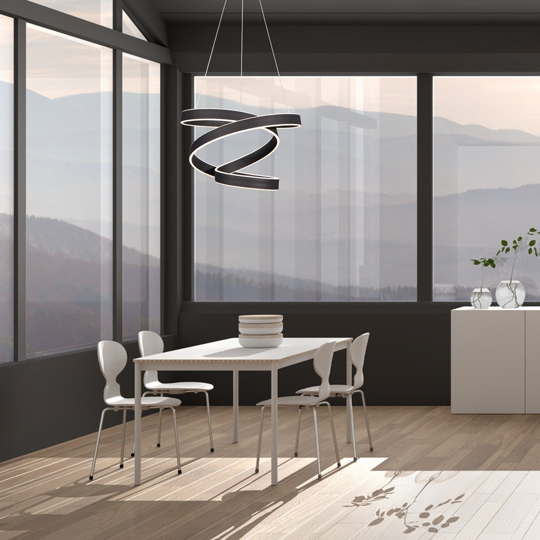 Lampa wisząca ANDROMEDA BLACK 45W LED