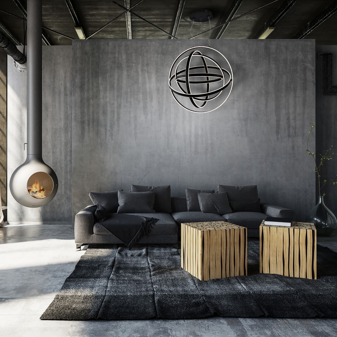 Lampa wisząca COPERNICUS BLACK 260W LED