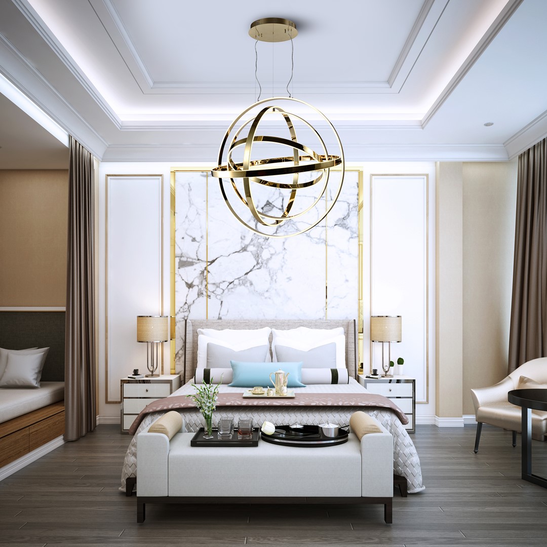 Lampa wisząca COPERNICUS GOLD 260W LED