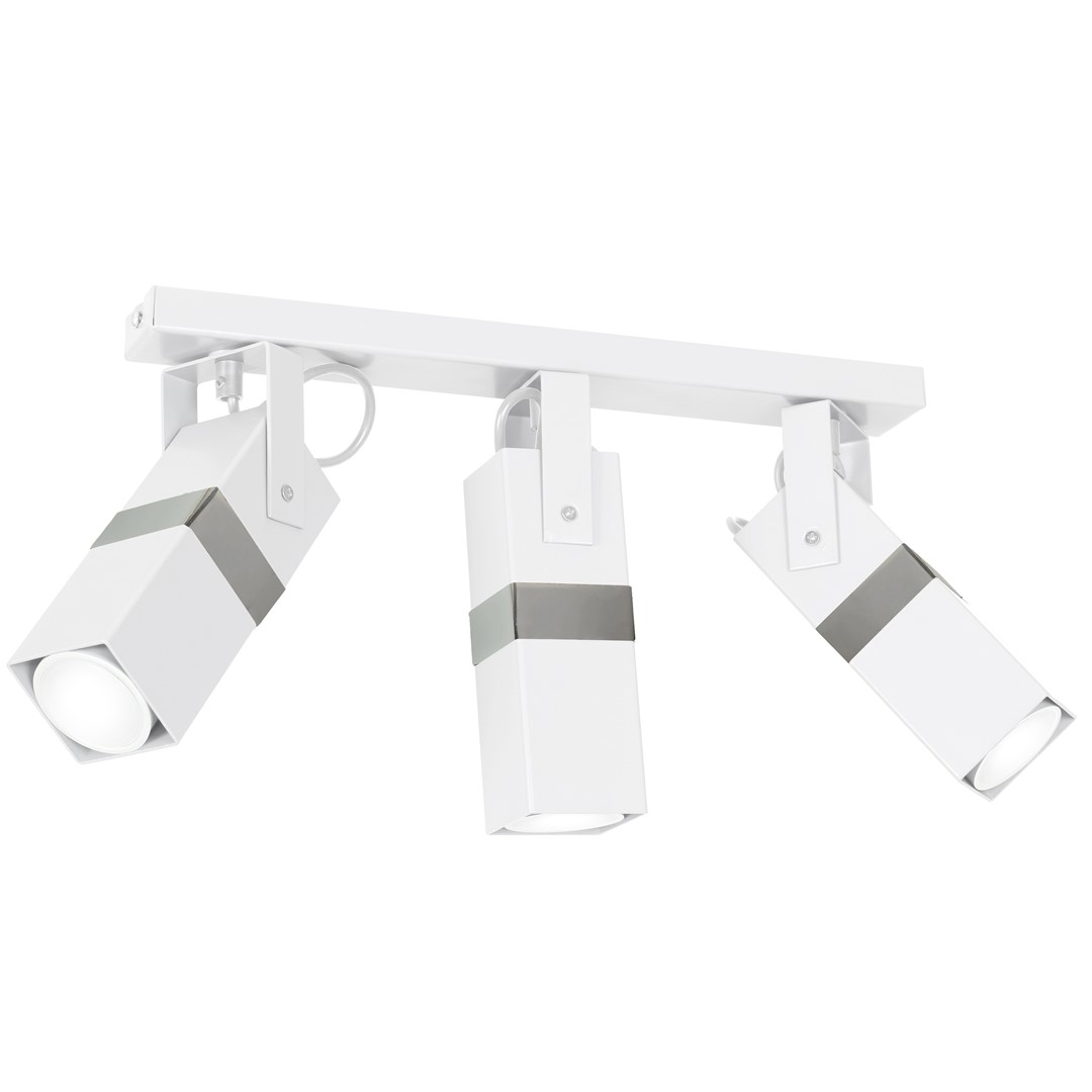 Lampa sufitowa VIDAR WHITE/CHROME 3xGU10