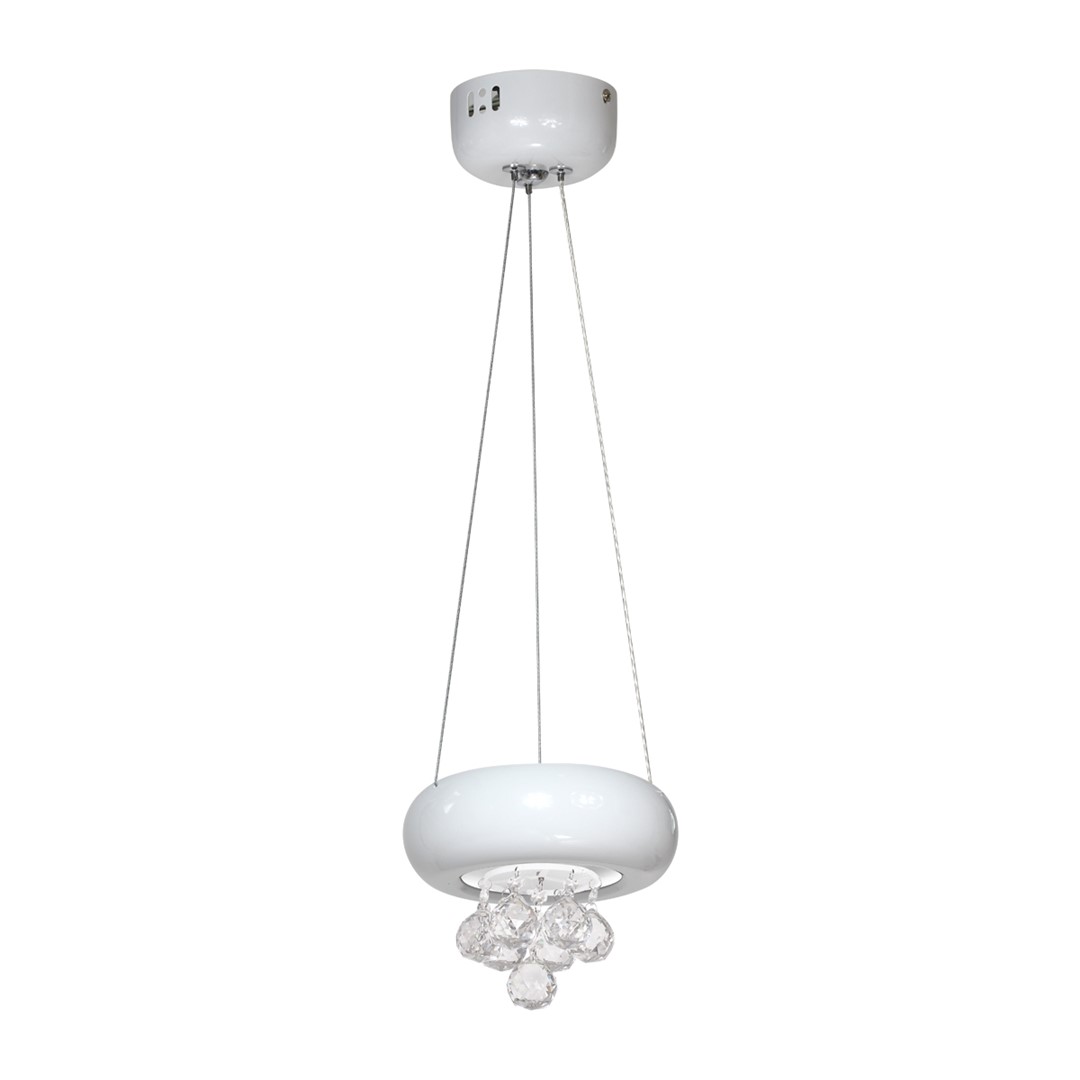 LAMPA WISZĄCA LUX BIANCO  1X6W LED