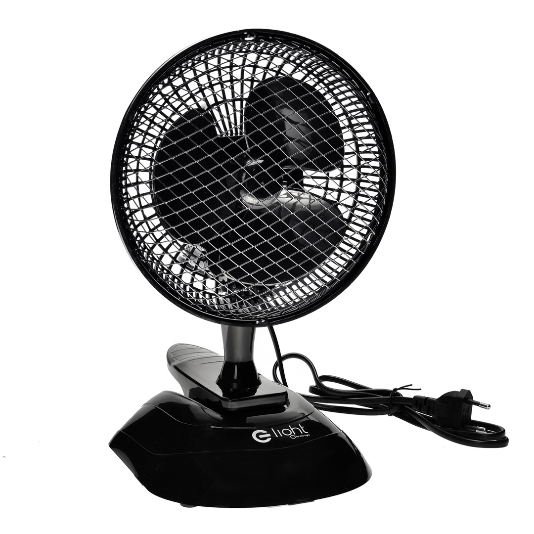 WENTYLATOR STOŁOWY EKO-LIGHT 6'' 2in1 CZARNY