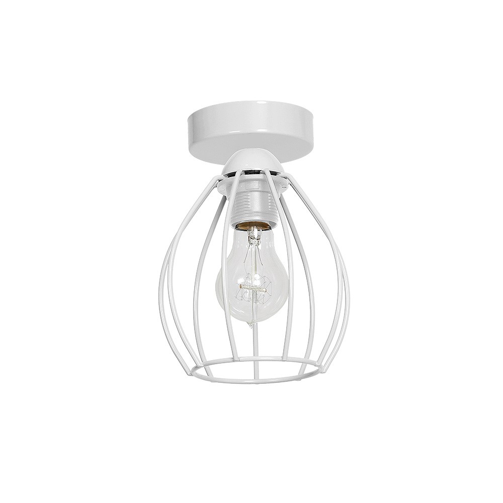 Lampa Sufitowa DON WHITE 1xE27
