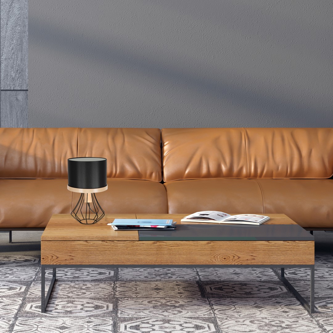 Lampa stojąca WILL BLACK 1xE27