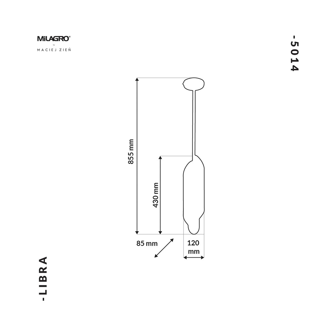 Lampa Wisząca LIBRA 6xE14