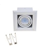 LAMPA PODTYNKOWA BLOCCO BIAŁY 1x7W GU10 LED